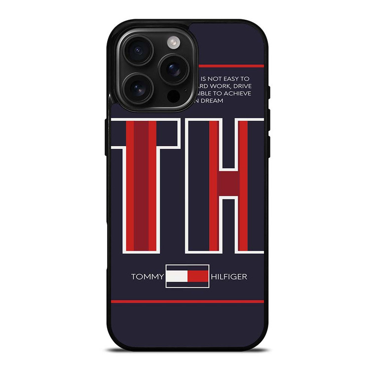 TOMMY HILFIGER TH FASHION LOGO AMERICAN DREAM iPhone 16 Pro Max Case Cover