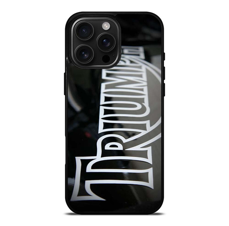 TRIUMPH MOTORCYCLE EMBLEM iPhone 16 Pro Max Case Cover