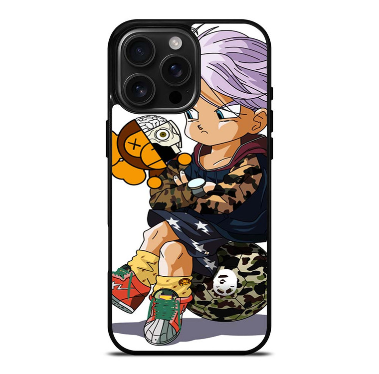 TRUNKS DRAGON BALL CAMO BAPE iPhone 16 Pro Max Case Cover