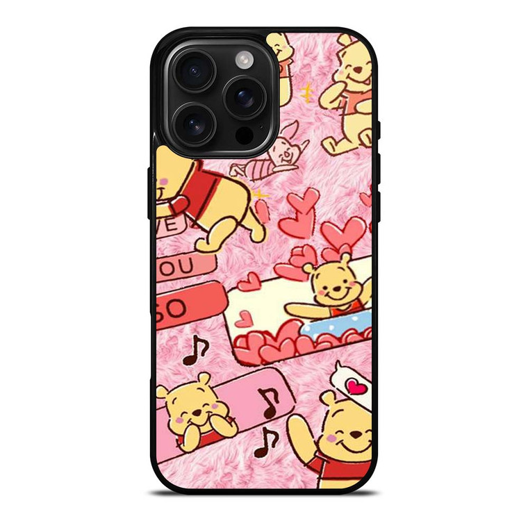 WINNIE THE POOH CUTE CARTOON iPhone 16 Pro Max Case Cover