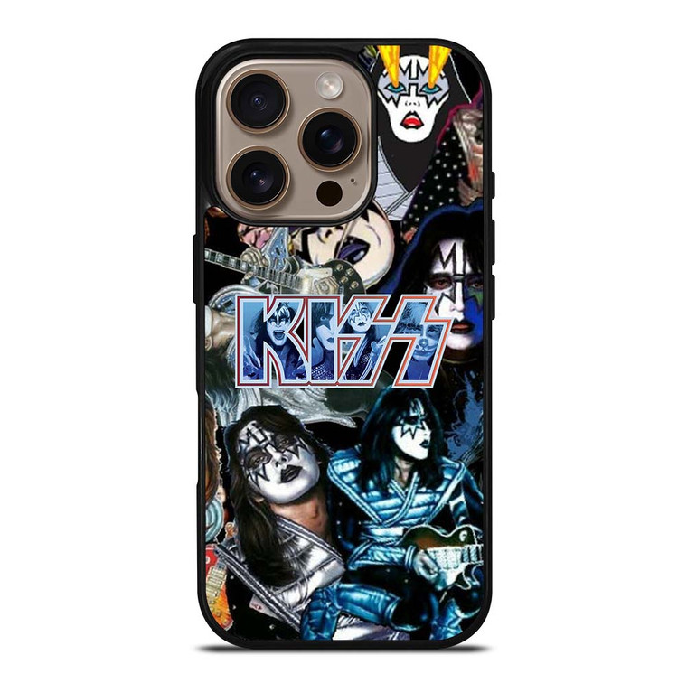 ACE FREHLEY KISS BAND COLLAGE iPhone 16 Pro Case Cover