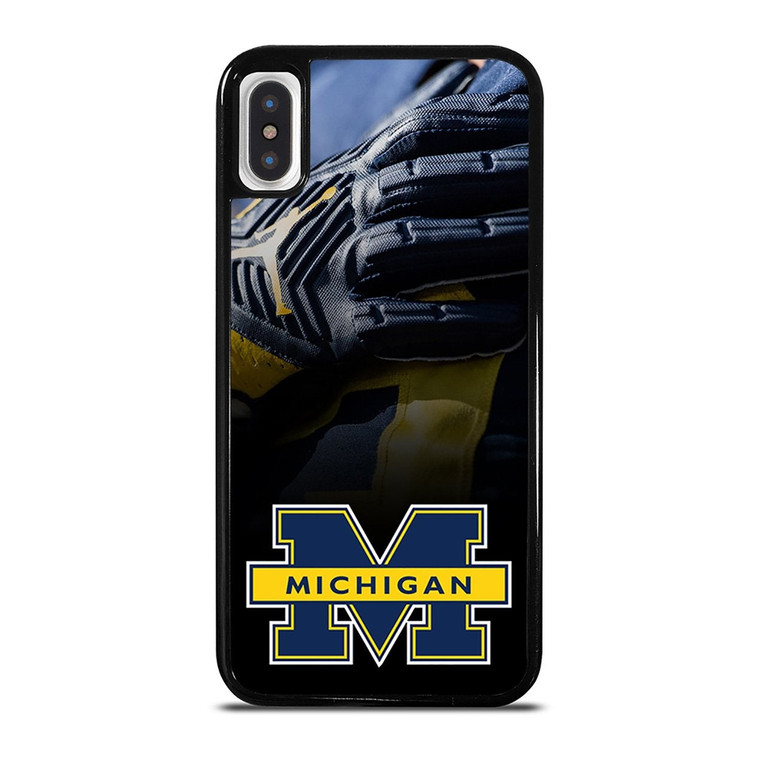 MICHIGAN WOLVERINES JERSEY GLOVES iPhone X / XS Case Cover
