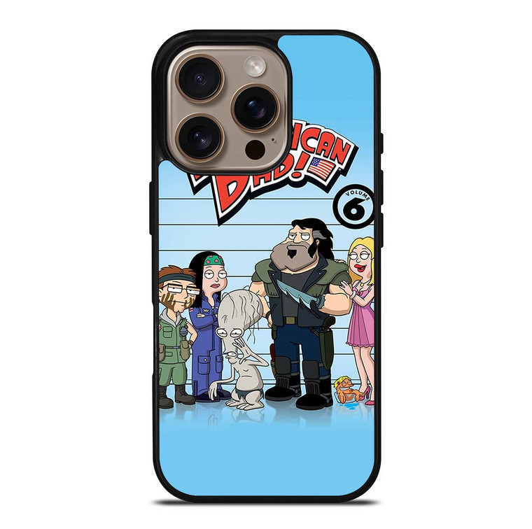 AMERICAN DAD CARTOON VOLUME 6 iPhone 16 Pro Case Cover