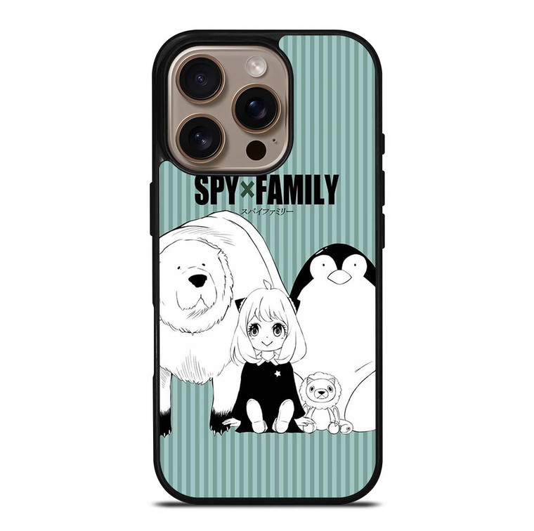 ANYA AND BOND FORGER SPY FAMILY MANGA ANIME iPhone 16 Pro Case Cover