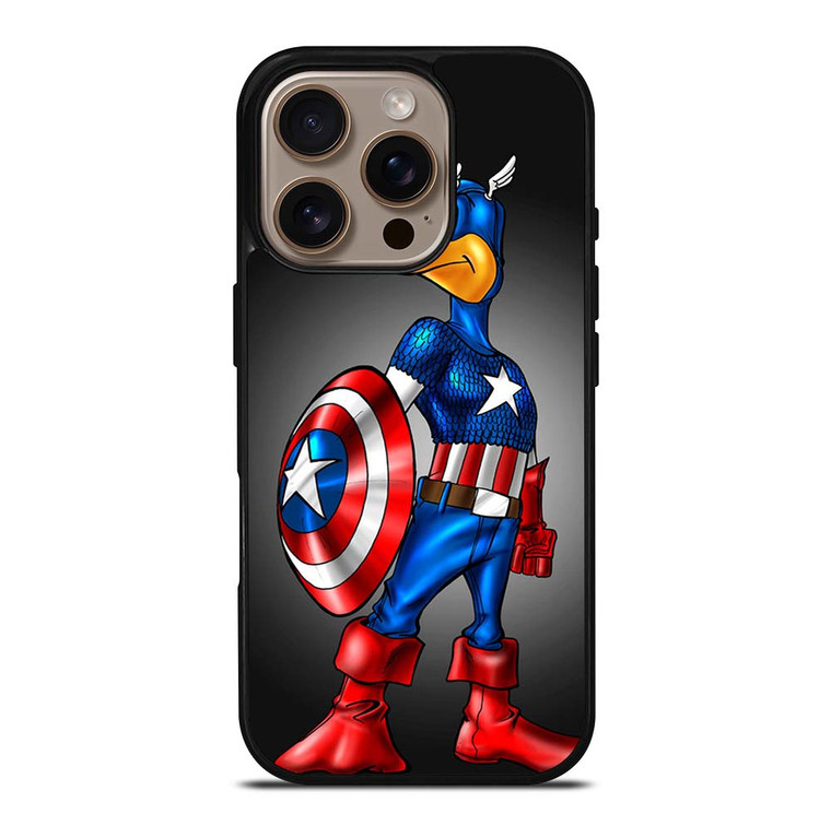 CAPTAIN AMERICA DAFFY DUCK iPhone 16 Pro Case Cover