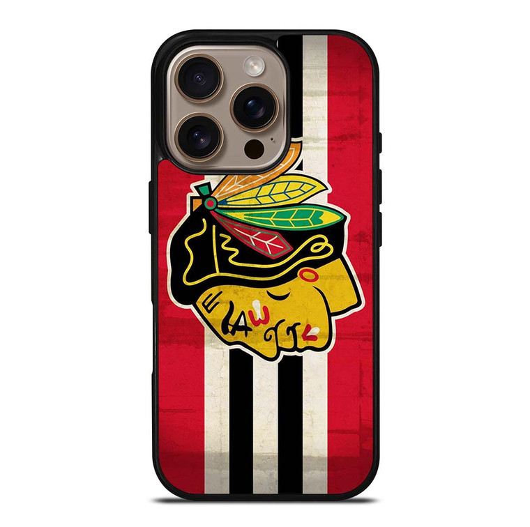 CHICAGO BLACKHAWKS iPhone 16 Pro Case Cover