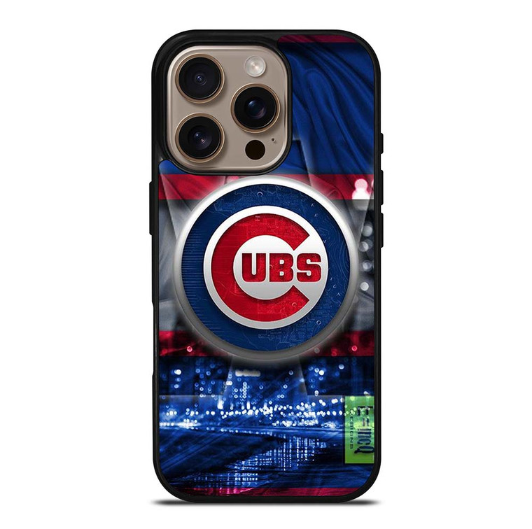 CHICAGO CUBS UBS LOGO iPhone 16 Pro Case Cover