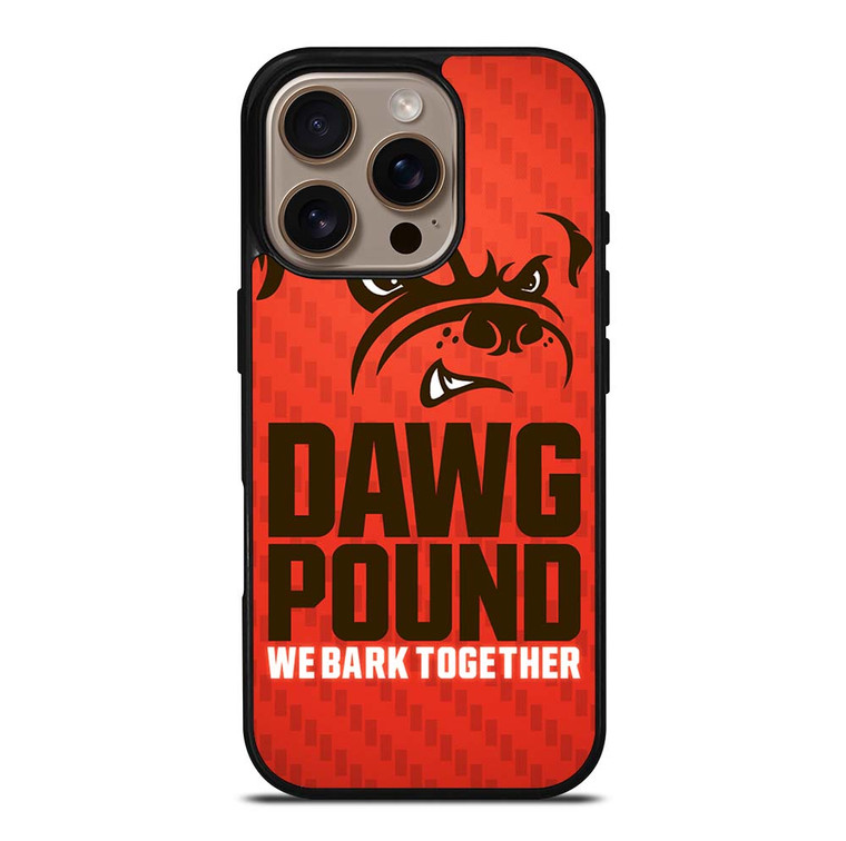 CLEVELAND BROWNS DAWG POUND iPhone 16 Pro Case Cover