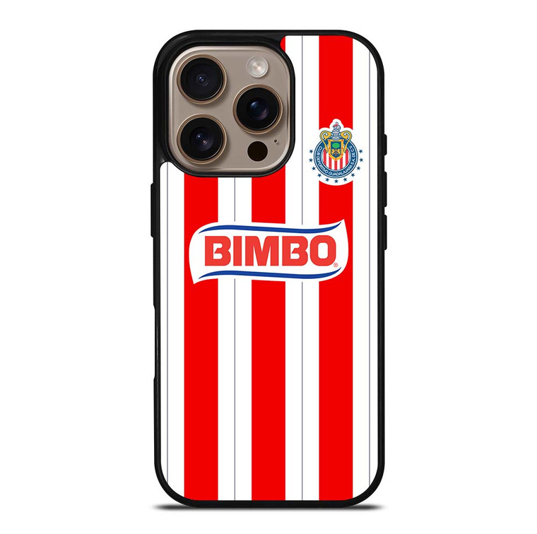 CLUB DEPORTIVO GUADALAJARA CHIVAS JERSEY iPhone 16 Pro Case Cover