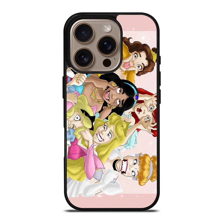 DISNEY PRINCESS FUNNY iPhone 16 Pro Case Cover