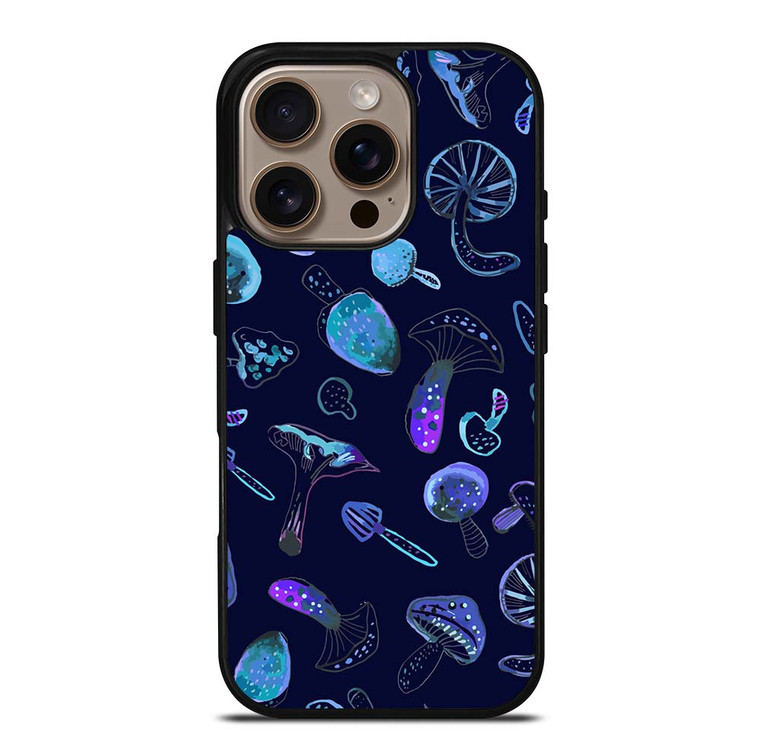 FANTASIA BLUE MUSHROOM iPhone 16 Pro Case Cover
