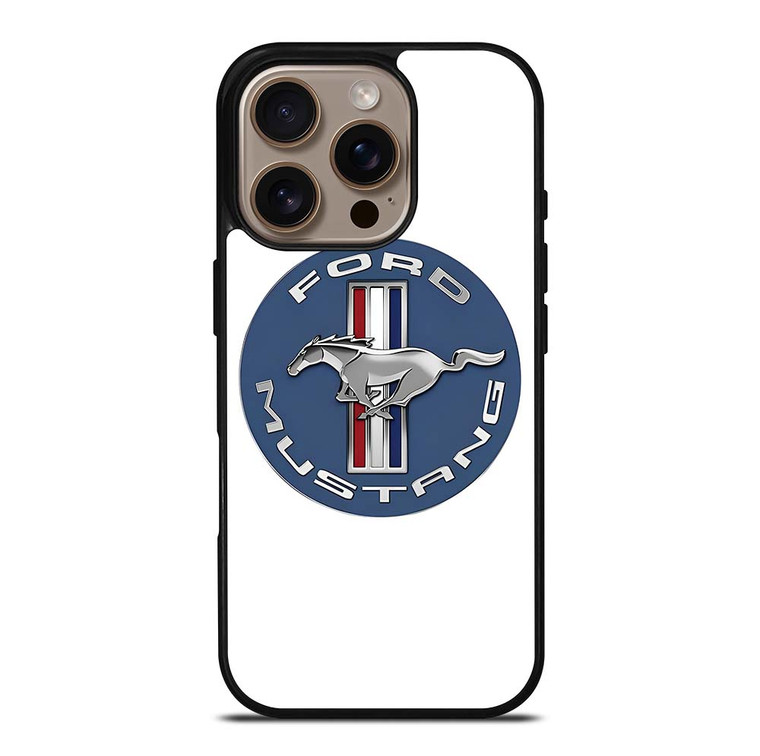 FORD MUSTANG LOGO CIRCLE iPhone 16 Pro Case Cover