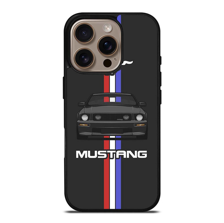 FORD MUSTANG MUSCLE CAR ICON iPhone 16 Pro Case Cover