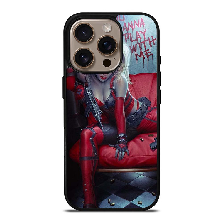 HARLEY QUINN BATMAN iPhone 16 Pro Case Cover