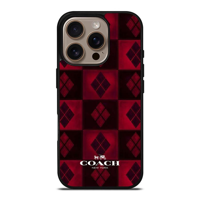 HARLEY QUINN LOGO COACH NEW YORK ICON iPhone 16 Pro Case Cover