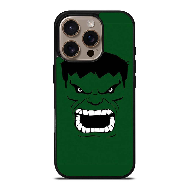 HULK FACE CARTOON iPhone 16 Pro Case Cover