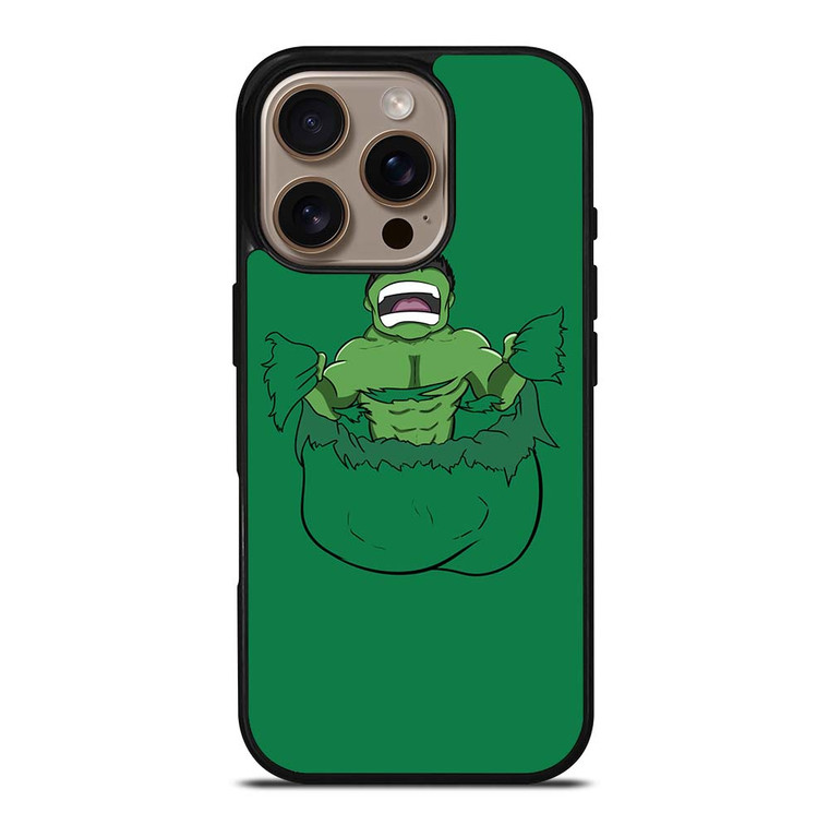 HULK POCKET MARVEL AVENGERS iPhone 16 Pro Case Cover