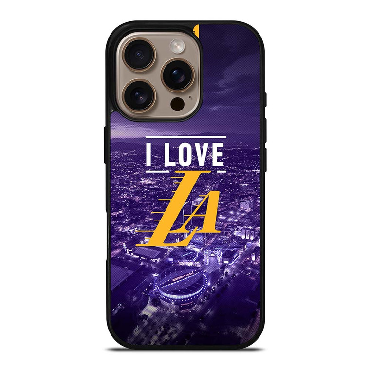 I LOVE LA LAKERS iPhone 16 Pro Case Cover