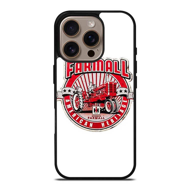 IH INTERNATIONAL HARVESTER FARMALL TRACTOR LOGO AMREICAN HERITAGE iPhone 16 Pro Case Cover