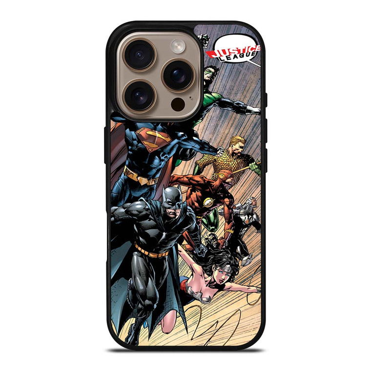 JUSTICE LEAGUE DC SUPERHEROES iPhone 16 Pro Case Cover