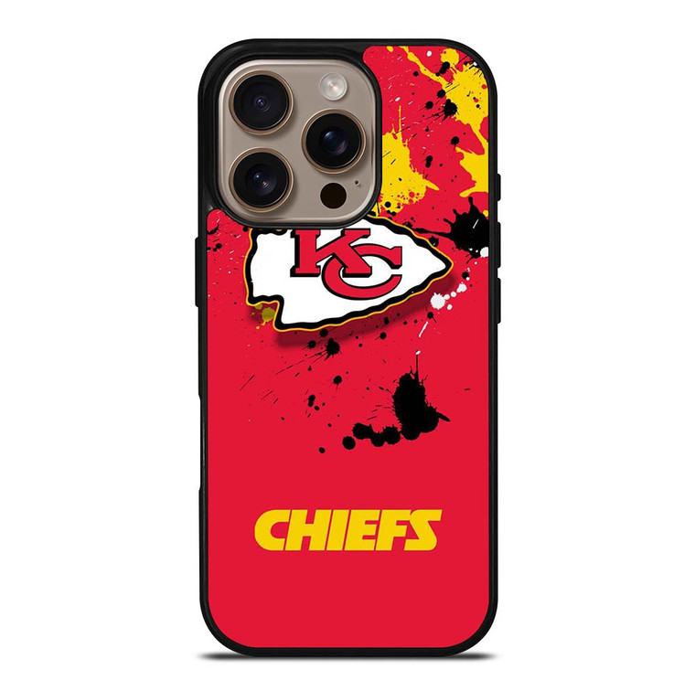 KANSAS CITY CHIEFS ART iPhone 16 Pro Case Cover