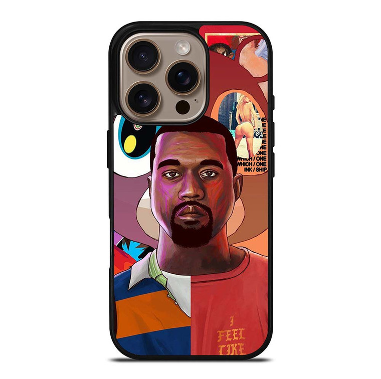 KANYE WEST RAPPER iPhone 16 Pro Case Cover