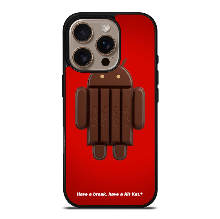 KIT KAT CHOCOLATE ANDROID ICON iPhone 16 Pro Case Cover