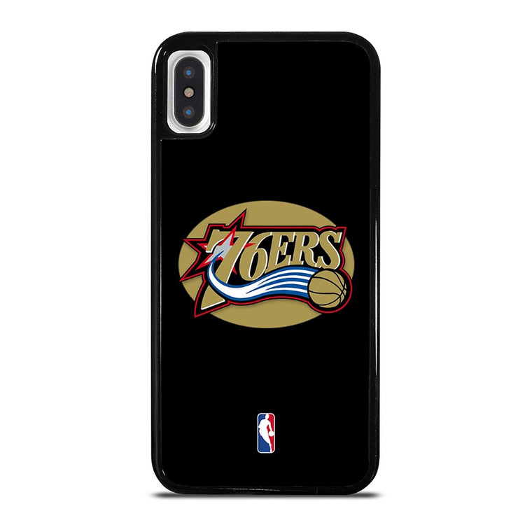 PHILADELPHIA 76ERS NBA GOLD LOGO iPhone X / XS Case Cover