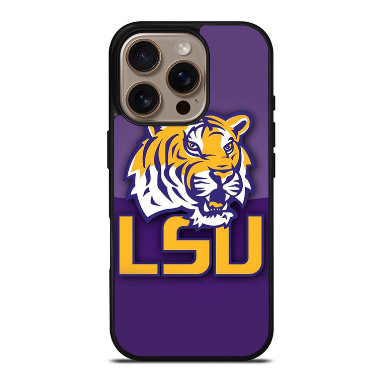 LSU TIGERS FOOTBALL LOGO iPhone 16 Pro Case Cover