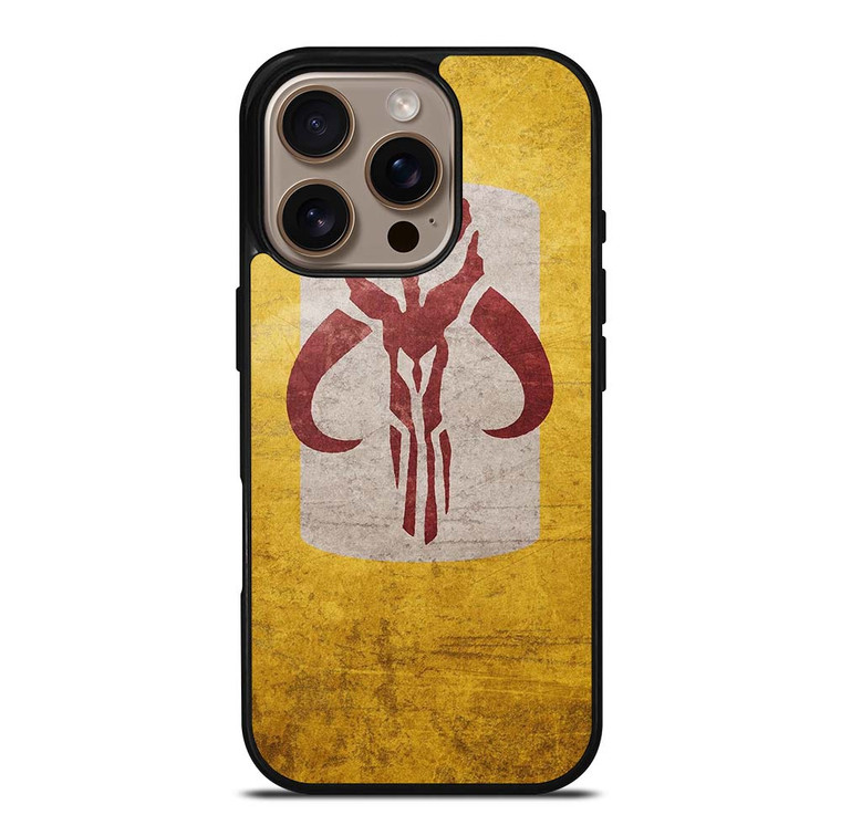 MANDALORIAN YELLOW LOGO iPhone 16 Pro Case Cover