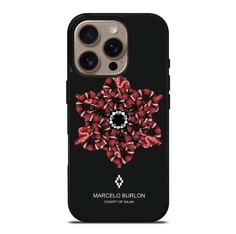 MARCELO BURLON SNAKE iPhone 16 Pro Case Cover