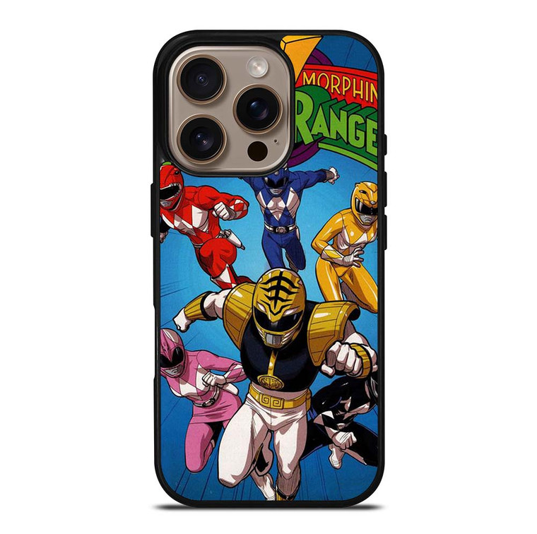 MIGHTY MORPHIN POWER RANGERS CARTOON iPhone 16 Pro Case Cover
