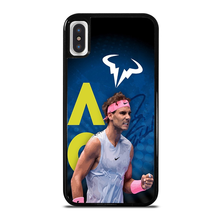 RAFAEL NADAL TENNIS SIGNATURE LOGO iPhone X / XS Case Cover