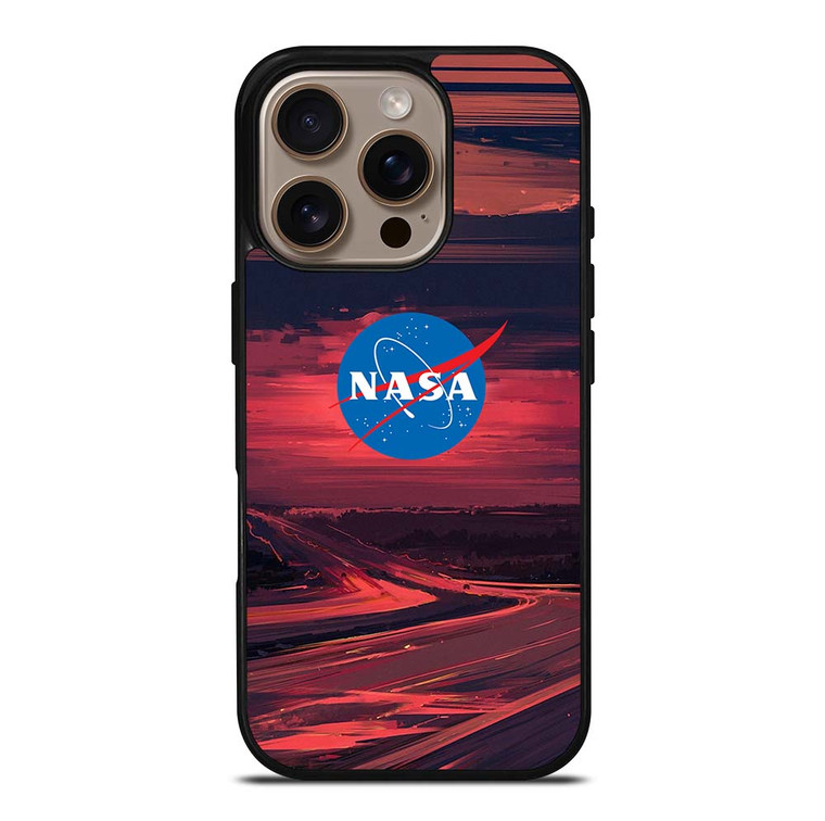 NASA LOGO SUNSET iPhone 16 Pro Case Cover