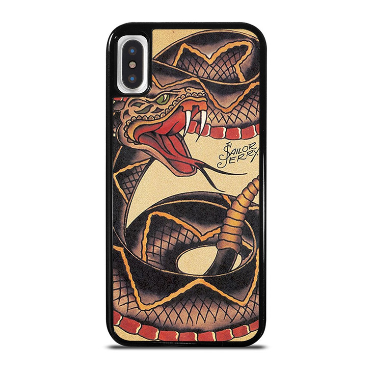 SAILOR JERRY SNAKE TATTOO iPhone X / XS Case Cover