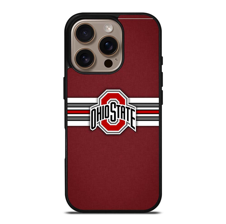 OHIE STATE BUCKEYES LOGO EMBLEM iPhone 16 Pro Case Cover