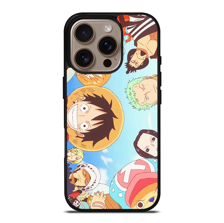 ONE PIECE ANIME STRAW HAT iPhone 16 Pro Case Cover