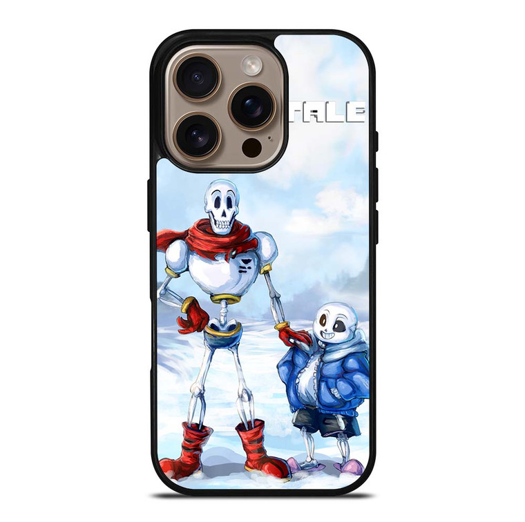 PAPYRUS AND UNDERTALE iPhone 16 Pro Case Cover