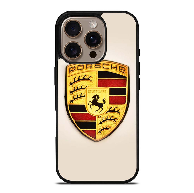 PORSCHE SUPERCAR LOGO 2 iPhone 16 Pro Case Cover