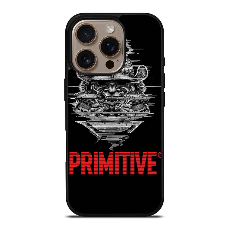 PRIMITIVE SKATEBOARDING LOGO iPhone 16 Pro Case Cover