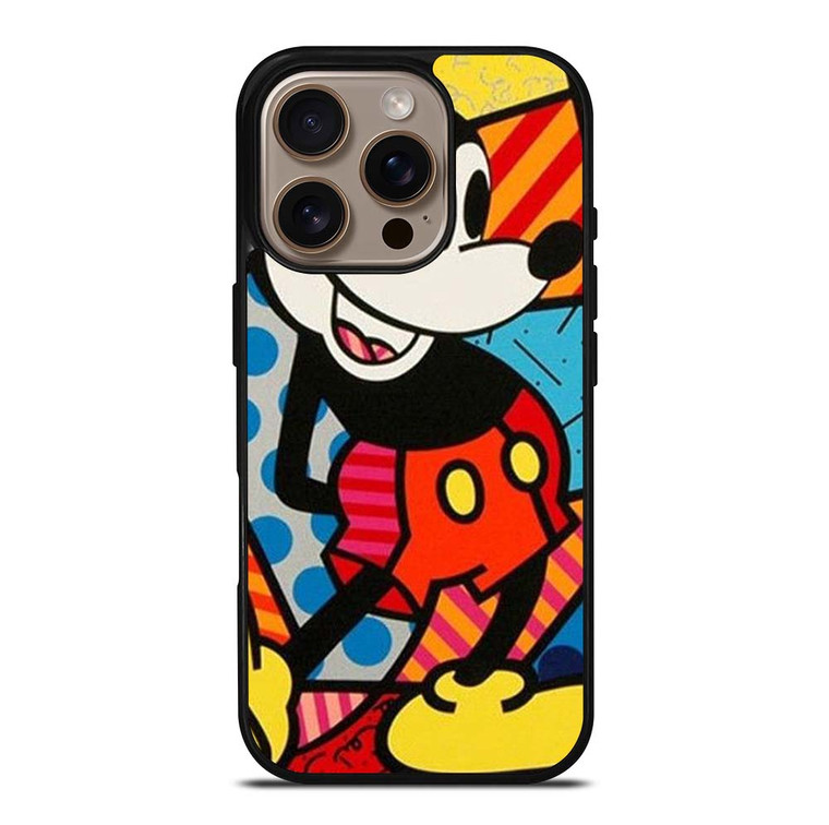 ROMERO BRITTO MICKEY MOUSE iPhone 16 Pro Case Cover