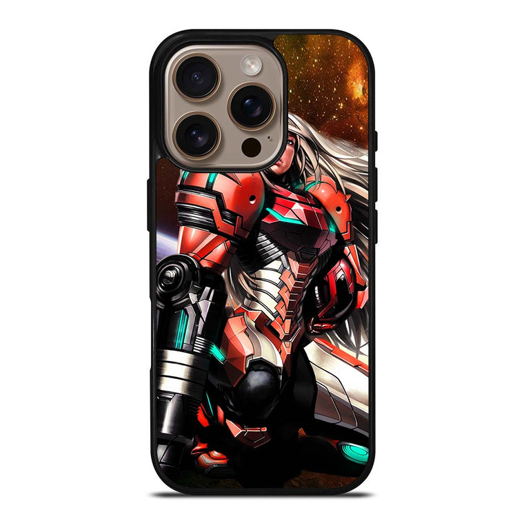 SAMUS ARAN METROID-Recovered iPhone 16 Pro Case Cover
