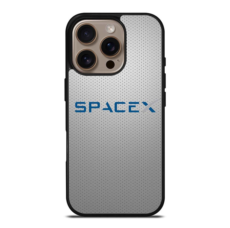 SPACE X LOGO DOT GREY iPhone 16 Pro Case Cover