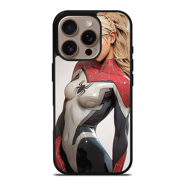 SPIDER GIRL SEXY MARVEL COMICS CARTOON iPhone 16 Pro Case Cover