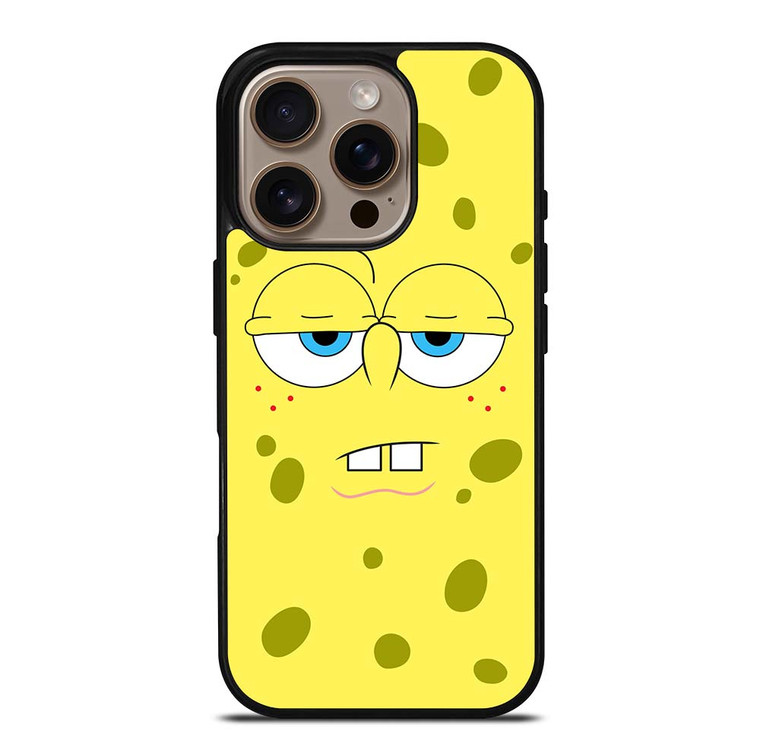 SPONGE BOB EXPRESSION FACE iPhone 16 Pro Case Cover