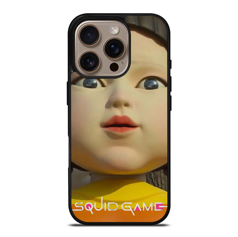 SQUID GAME DOLL FACE iPhone 16 Pro Case Cover