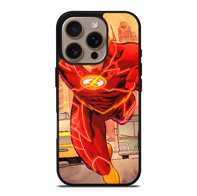 THE FLASH RUNNING DC iPhone 16 Pro Case Cover