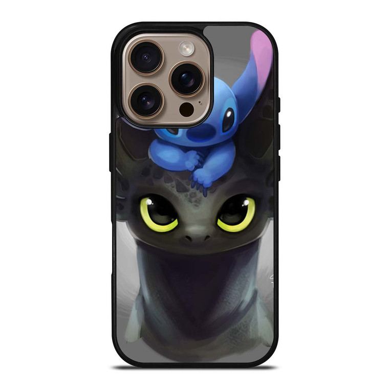 TOOTHLESS AND STITCH iPhone 16 Pro Case Cover