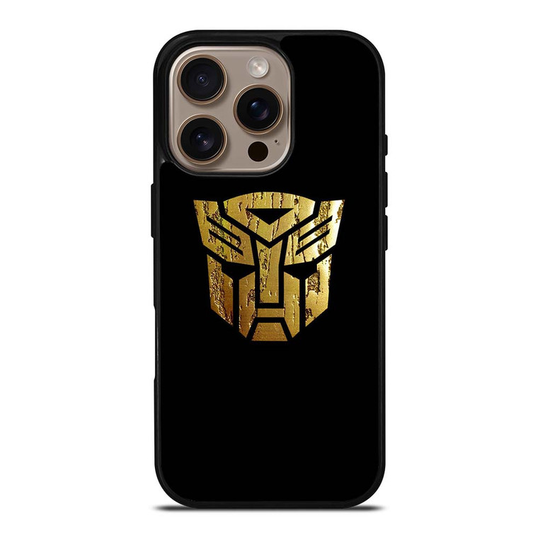 TRANSFORMERS AUTOBOT LOGO GOLD iPhone 16 Pro Case Cover