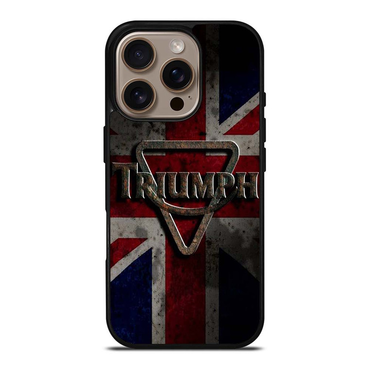 TRIUMPH MOTORCYCLE EMBLEM 2 iPhone 16 Pro Case Cover